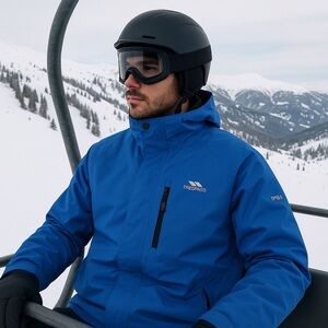 Trespass TP100 Blue Waterproof Jacket Y2K Men’s L